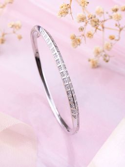 Zavya - Classy Solitaire 925 Sterling Silver Bracelet