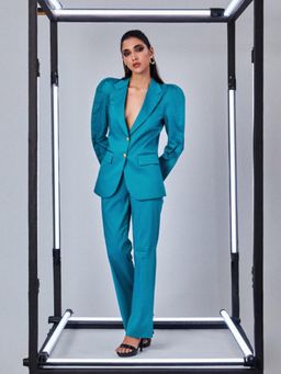 Prot Official - Aqua Blue Blazer with Pant