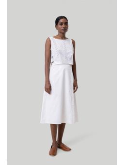Reistor - Breezy Summer White Top with Skirt