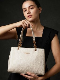 Carlton London - Women's Medium Satchel Handbag for Women - Gold
