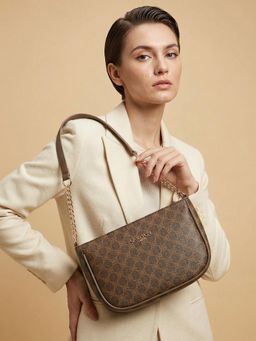 Carlton London - Women Stylish Small Shoulder Handbag - Brown