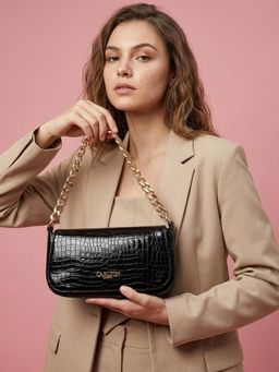 Carlton London - Women Crossbody Sling Bag - Black