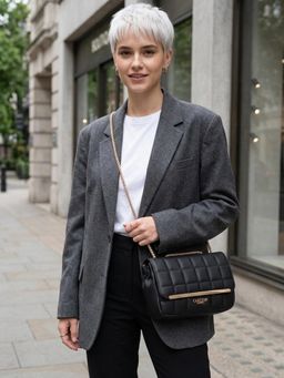 Carlton London - Women Crossbody Sling Bag - Black