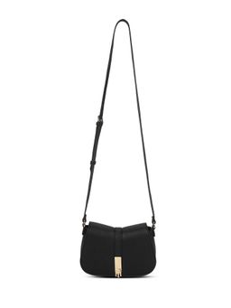 Tommy Hilfiger - Solid Black Polyurethane Sling Bag