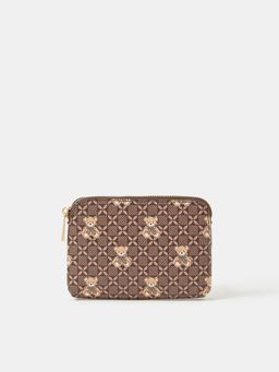 Accessorize London - Women's Brown Teddy Print Coin Purse