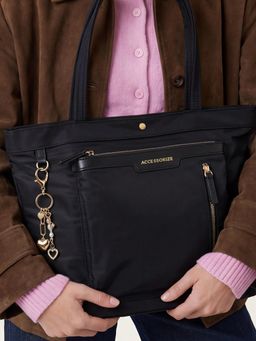 Accessorize London - Women's Heart And Key Keyring - Gold