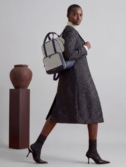 Accessorize London - Women’s Navy Blue Moonleaf Backpack
