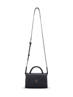 Tommy Hilfiger - Solid Navy Blue Polyurethane Sling Bag