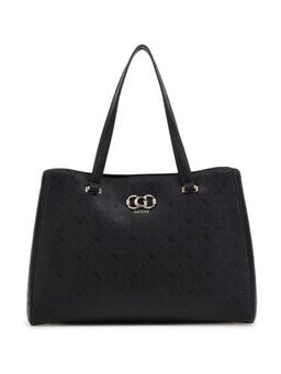 Guess - Black Polyurethane Solid Women Tote Bag
