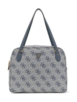 Guess - Grey Polyurethane Printed Women Tote Bag