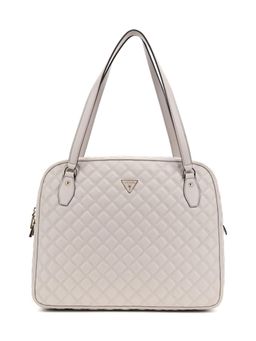Guess - Beige Polyurethane Solid Women Tote Bag