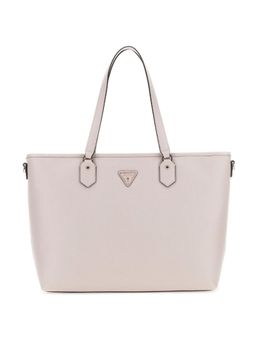 Guess - Beige Polyurethane Solid Women Tote Bag