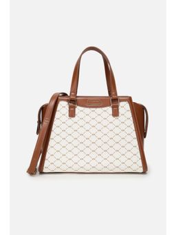 Van Heusen - Women Brown Typography Print Casual Handbag