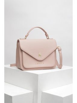 Van Heusen - Women Pink Textured Casual Handbag