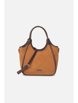 Van Heusen - Women Brown Solid Casual Sling Bag