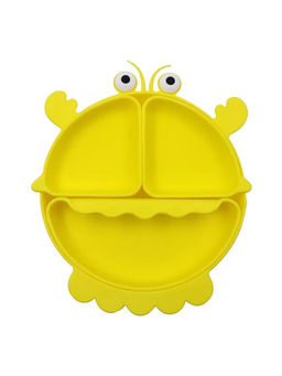 MyneeMoe - Crayfish Anti-Slip Baby Silicone Feeding Accessories Yellow (Set of 3)