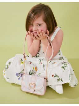 Accessorize London - Girls Heart Buckle Sling Bag