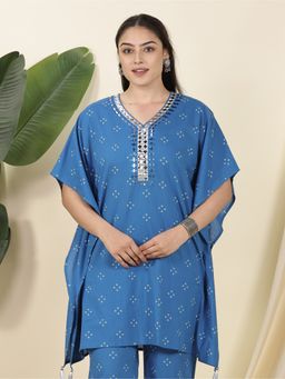 ARAMYA - Soft Cotton Printed Kurta for Women