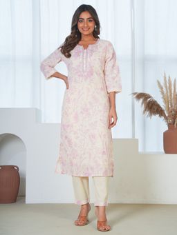 ARAMYA - Linen Blend Kurta and Pant