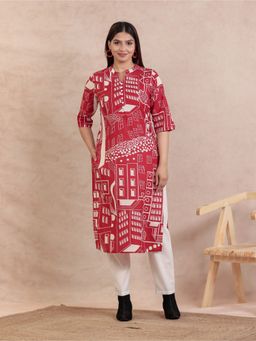 ARAMYA - Soft Cotton Straight Kurta and Pant