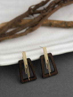 E2O - Brown Drop Earrings For Women