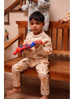 Funny Bones - Circus Printed Shirt with Pyjama (Set of 2)