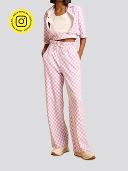 Muvazo - Checkmate Vibe Pant -LV