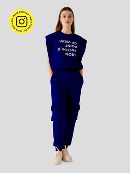 Muvazo - Zesty Zenith POV Co-Ord - Blue (Set of 2)