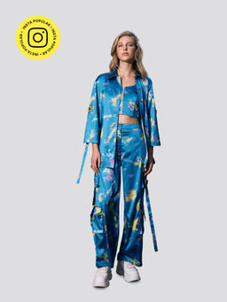 Muvazo - Psychedelic Splash Co-Ord- SK (Set of 3)