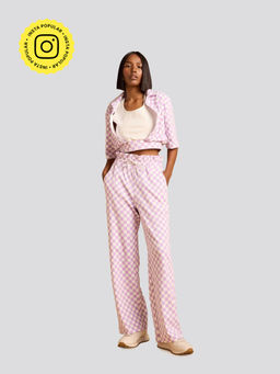 Muvazo - Checkmate Vibe Co-Ord -LV (Set of 2)