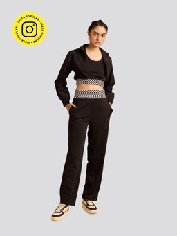 Muvazo - Gro-ove in Grid Co-Ord - BL (Set of 2)
