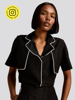 Muvazo - Coal Couture Top