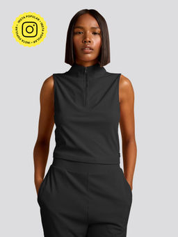 Muvazo - Shadow Oasis Zip-Up Top