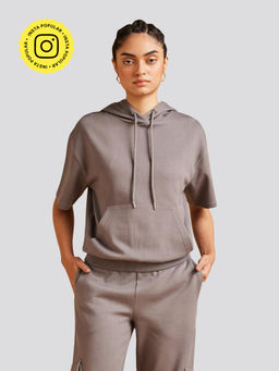 Muvazo - Silver Mist Hoody Top