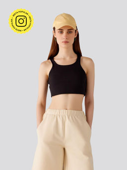 Muvazo - Round Neck Tank - Black