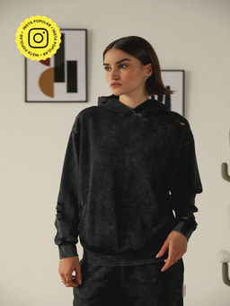 Muvazo - Black Acid Drift Hoodie