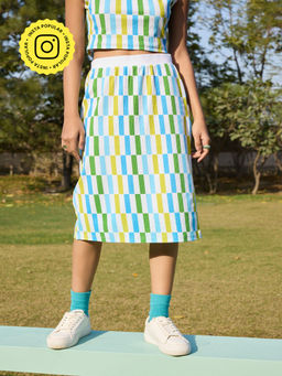 Muvazo - Tessellate Rib Skirt