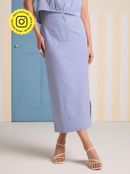 Muvazo - Nautical Stripe Skirt