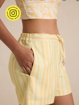 Muvazo - Buttercup Stripe Shorts