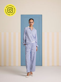 Muvazo - Nautical Blue Stripe Co-Ord (Set of 2)