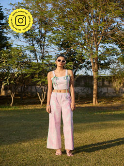 Muvazo - Cotton Candy Zip Up Co-Ord (Set of 2)