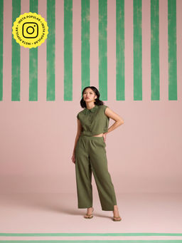 Muvazo - Eden Thread Dobby Co-Ord (Set of 2)