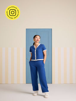 Muvazo - On-The-Go Blue Co-Ord (Set of 2)