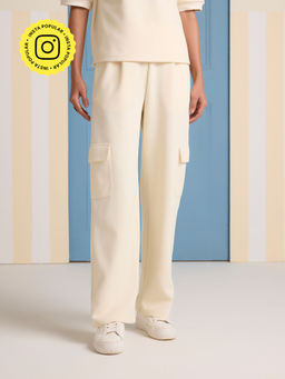 Muvazo - Cream Layover Pant