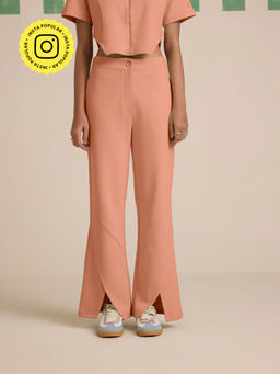 Muvazo - Coral Spruce Slit Pant