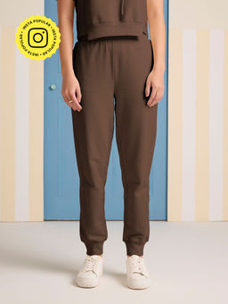 Muvazo - Brown Cocoa Ease Joggers