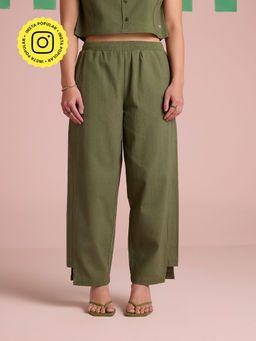 Muvazo - Green Eden Thread Dobby Pant
