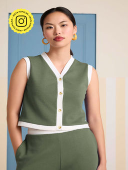 Muvazo - On-The-Go Green Tank Top - Citrus Essence