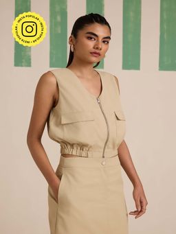 Muvazo - Sunbaked Pocketed Tank Top