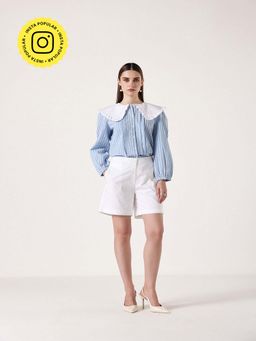 Muvazo - Blue Haven Shirt with Shorts (Set of 2)